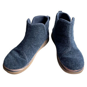 Chaco Revel Womens Sz US 8 EU 39 Felt Gym Sole Pull Slip On Chelsea Boots Blue